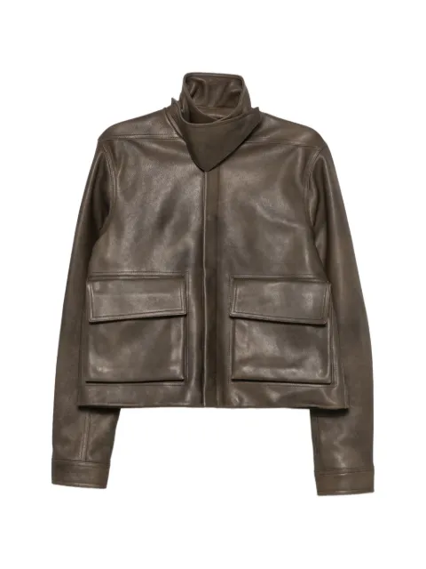 Rick Owens funnel-neck jacket