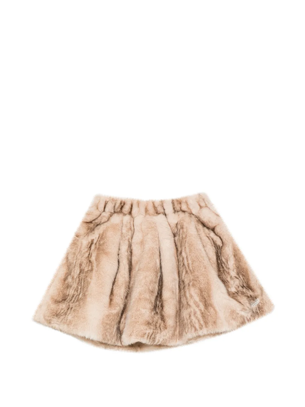 Donsje Isabelle faux-fur elasticated skirt - Toni neutri