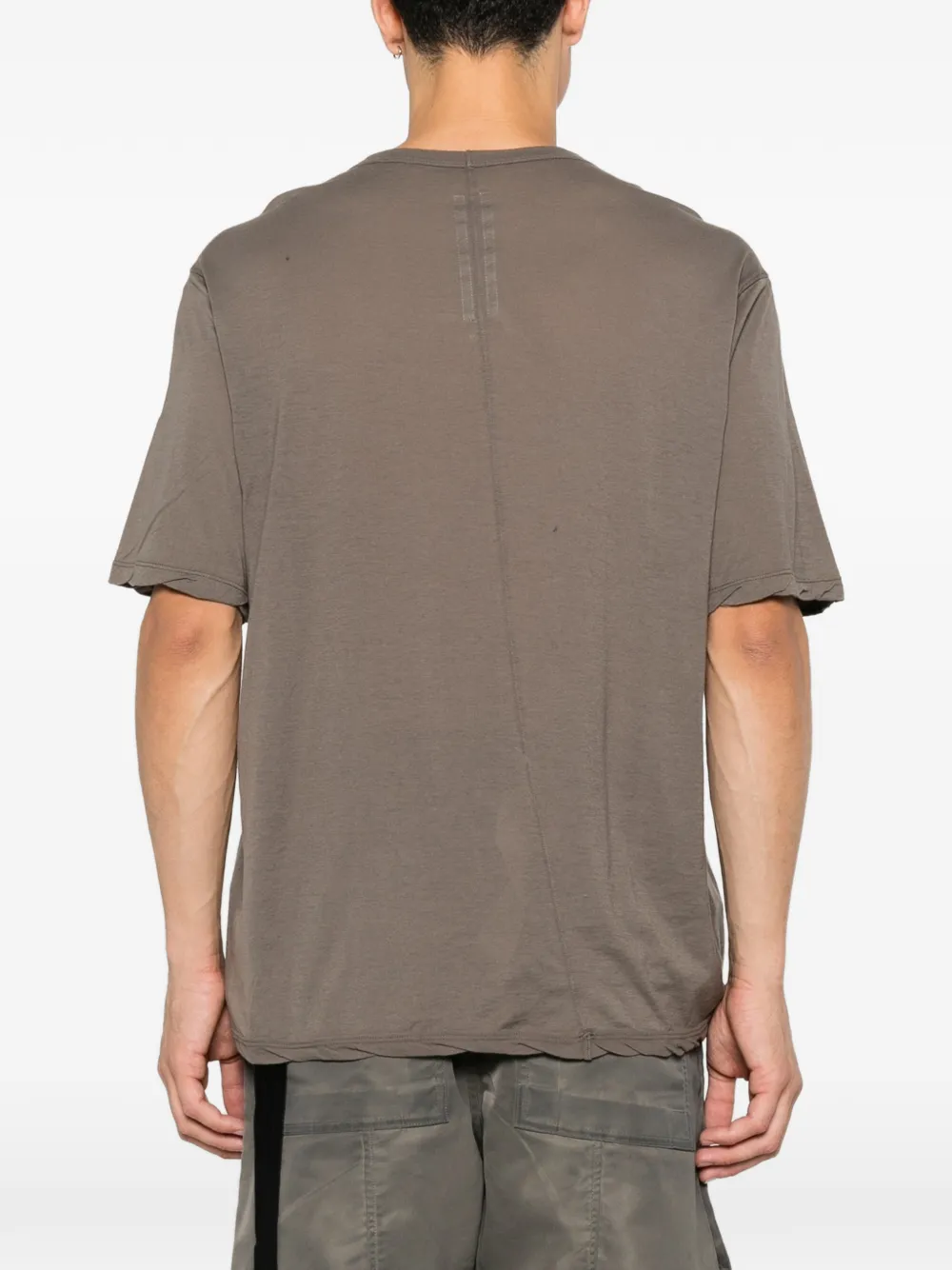 Rick Owens DRKSHDW Brad T-shirt met zichtbare naad Grijs