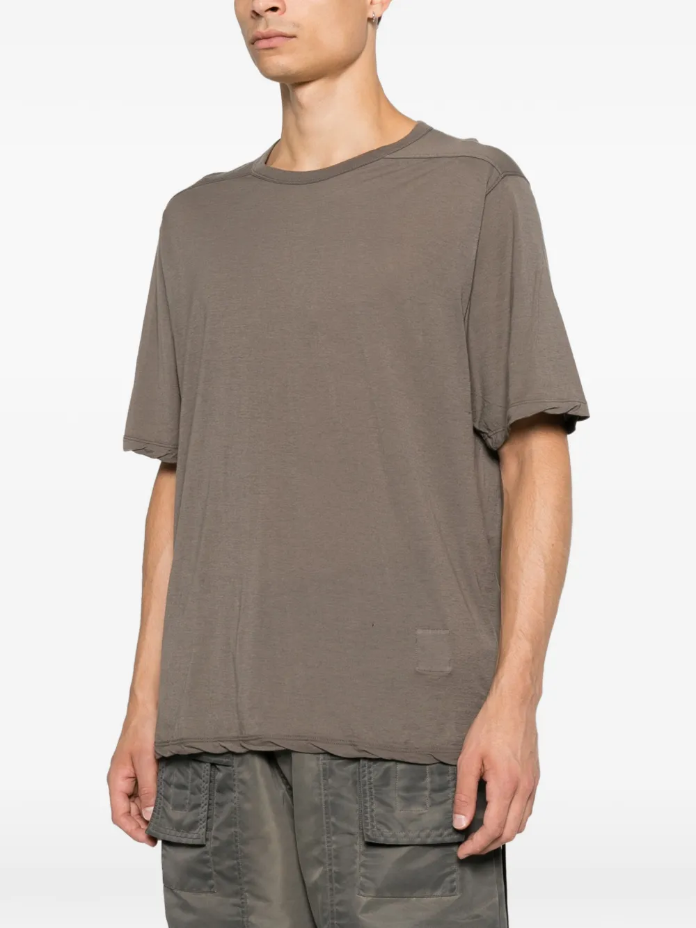 Rick Owens DRKSHDW Brad T-shirt met zichtbare naad Grijs
