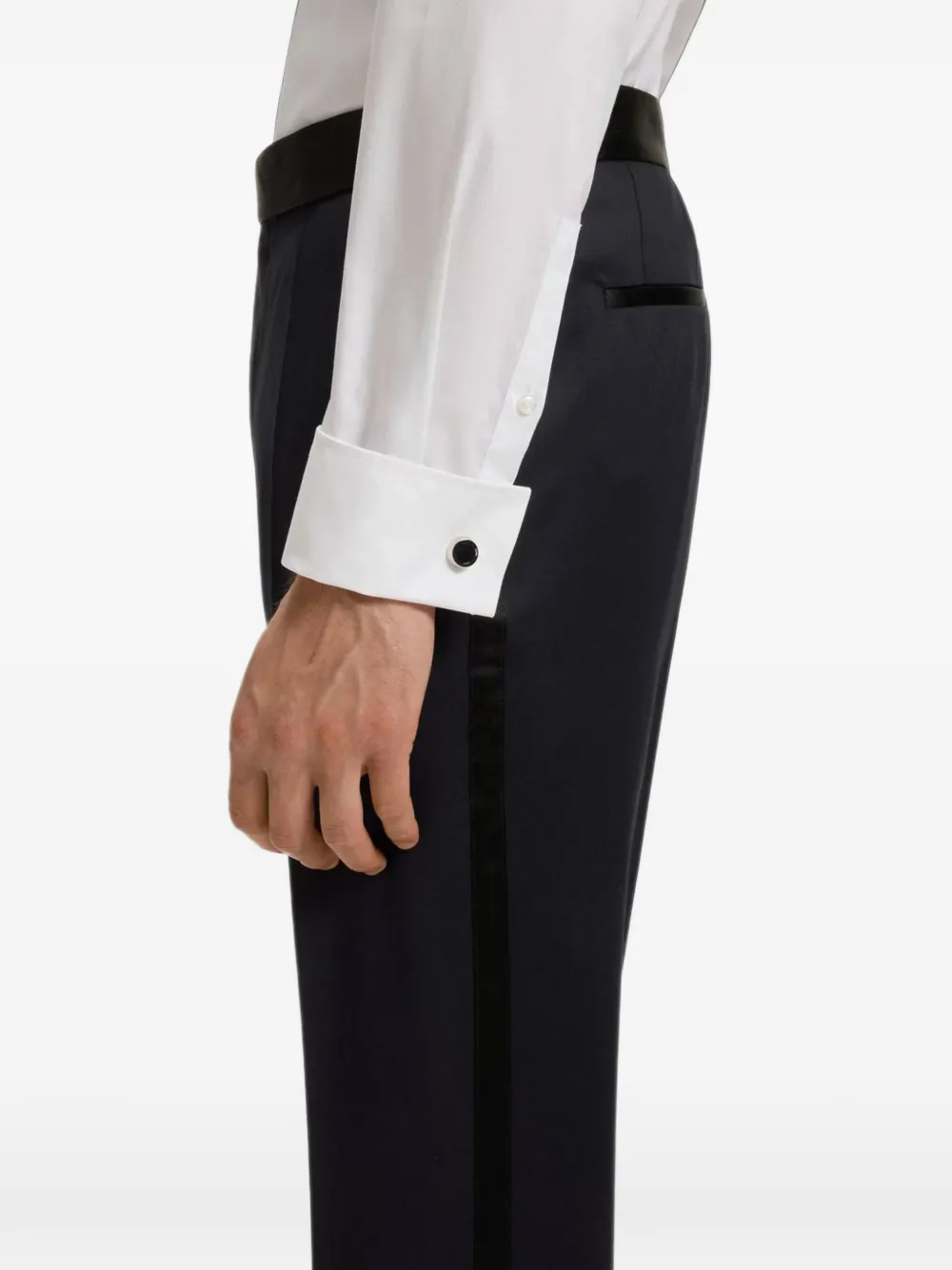 BOSS Pantalon Blauw