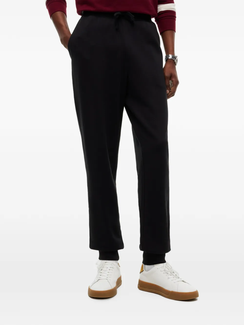 Tommy Hilfiger Trainingsbroek met trekkoordtaille Zwart