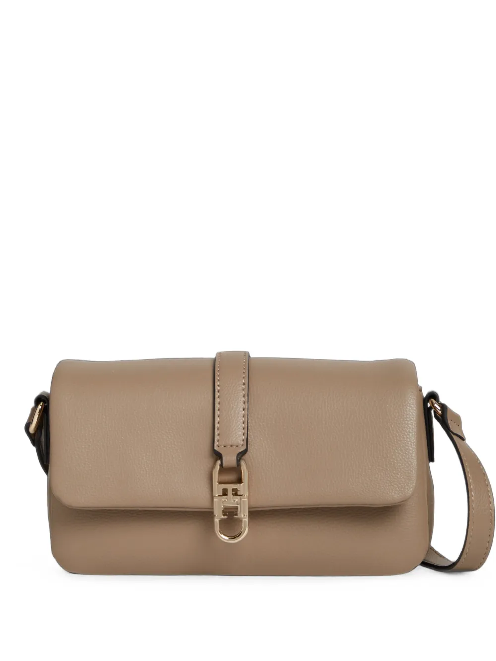 Tommy Hilfiger logo-plaque grained shoulder bag - Toni neutri
