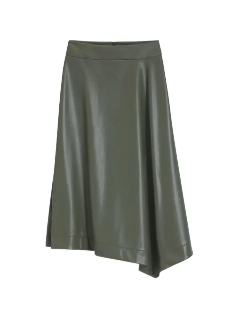 BOSS faux-leather skirt
