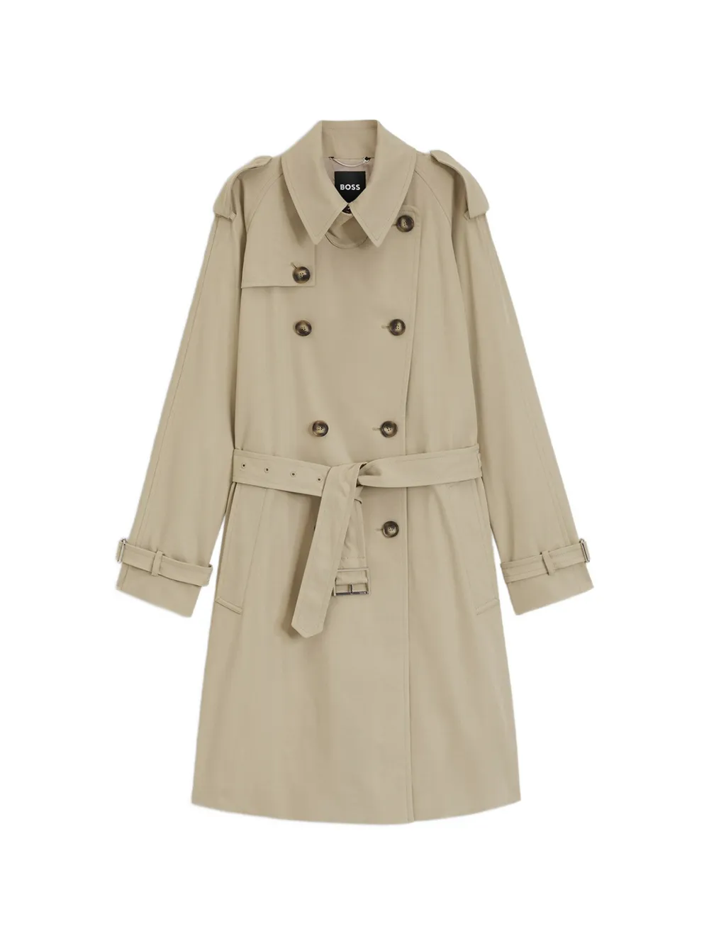 BOSS belted trench coat - Toni neutri