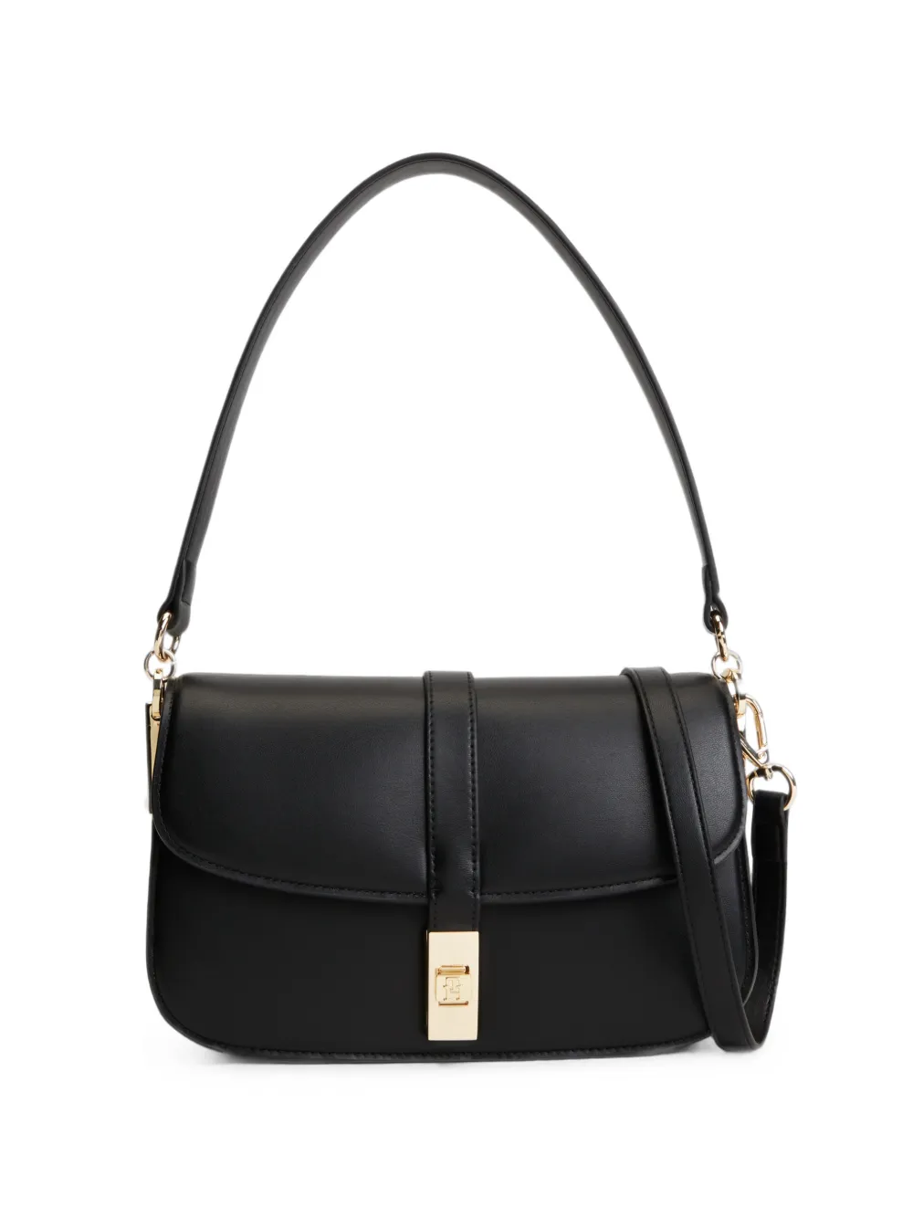 Tommy Hilfiger Heritage schoudertas met logo-plakkaat Zwart