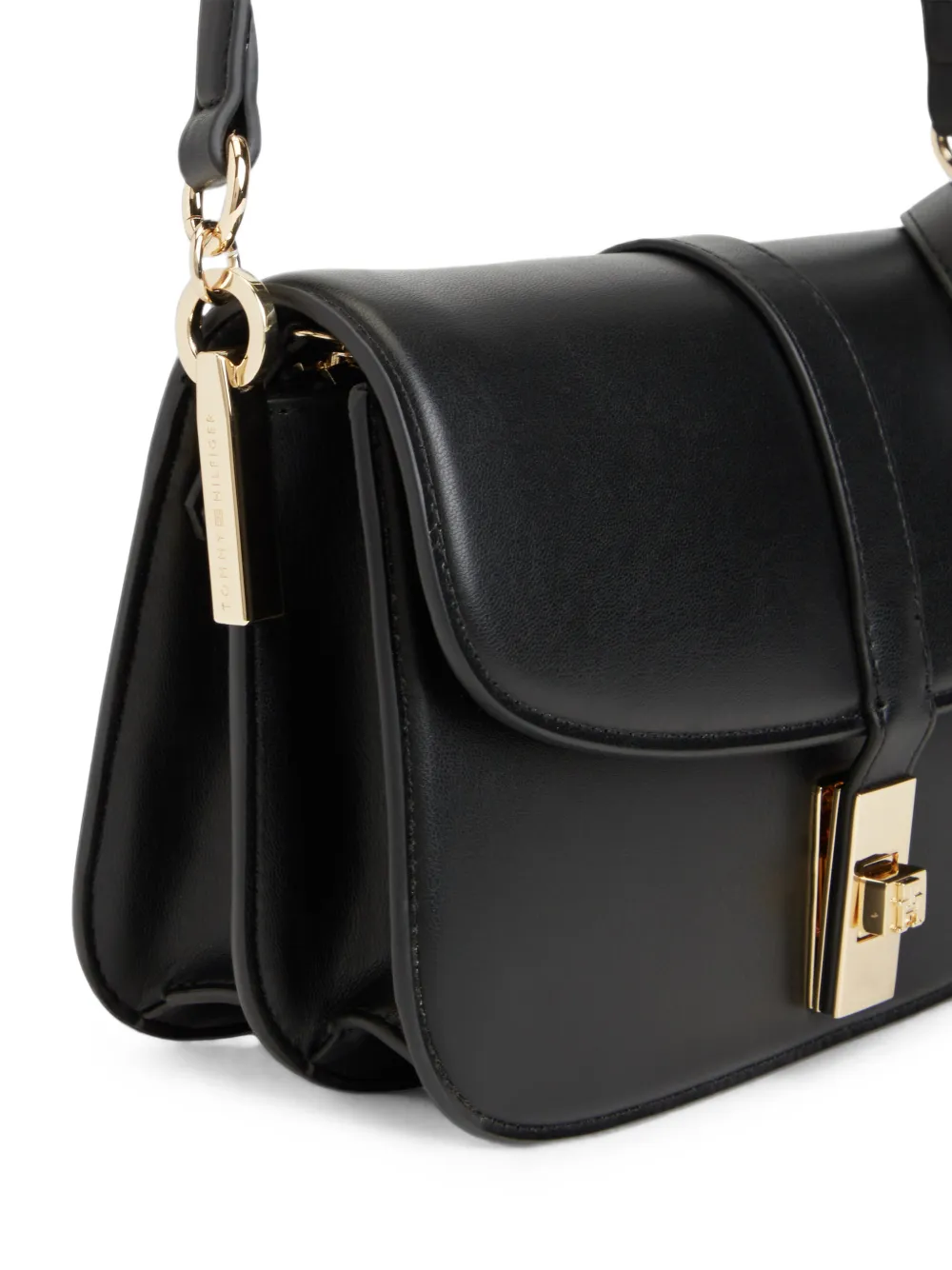 Tommy Hilfiger Heritage schoudertas met logo-plakkaat Zwart