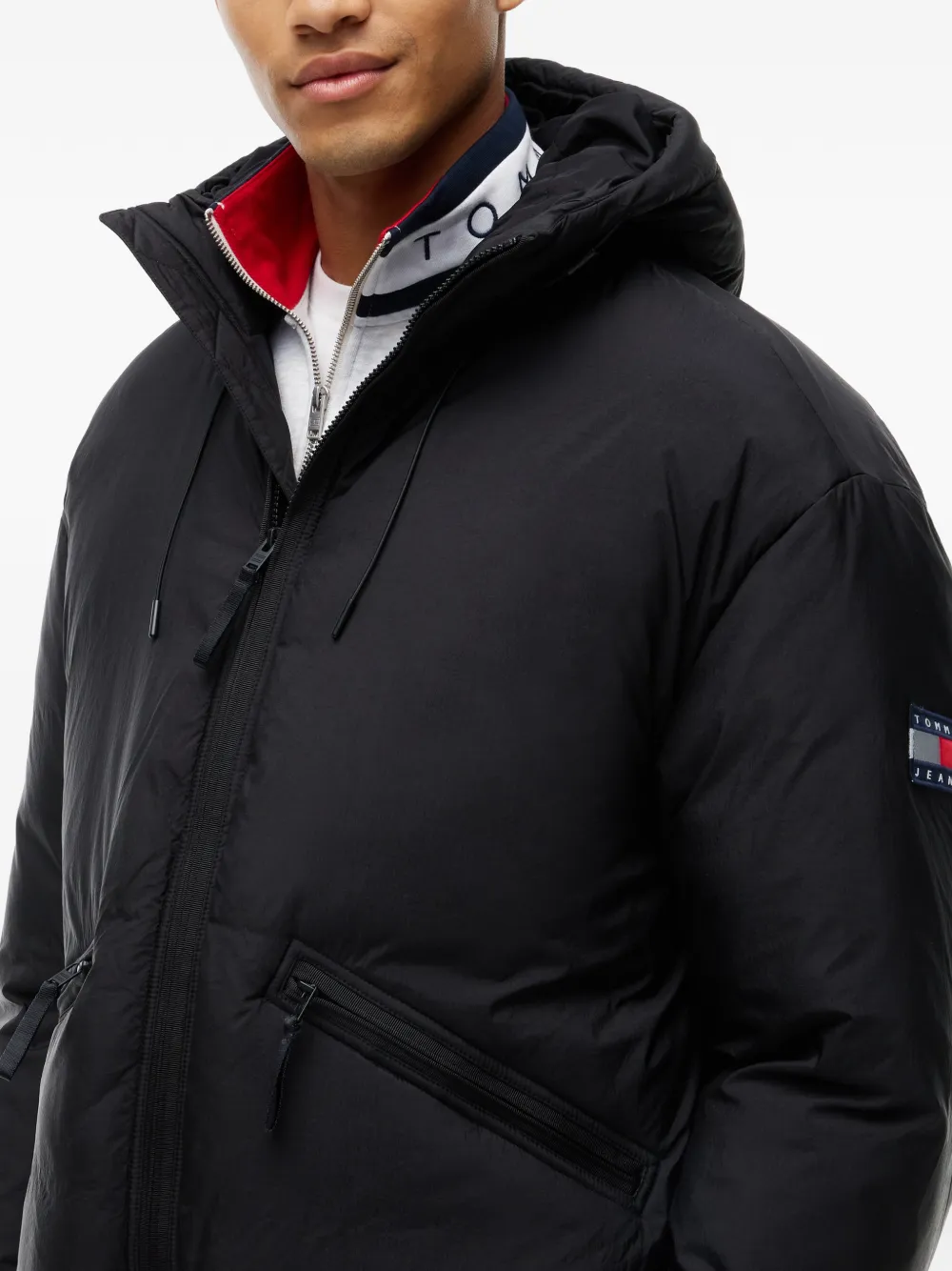 Tommy Hilfiger Gewatteerd jack Zwart