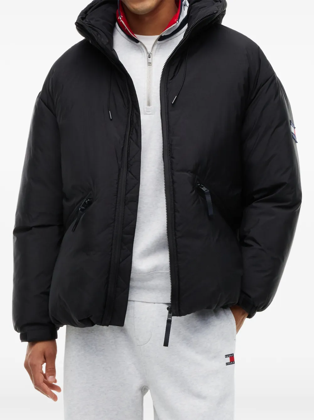 Tommy Hilfiger Gewatteerd jack Zwart
