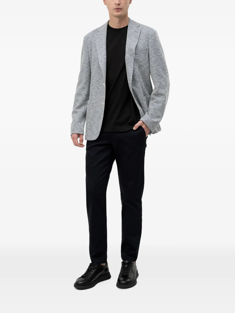 BOSS Straight chino Blauw