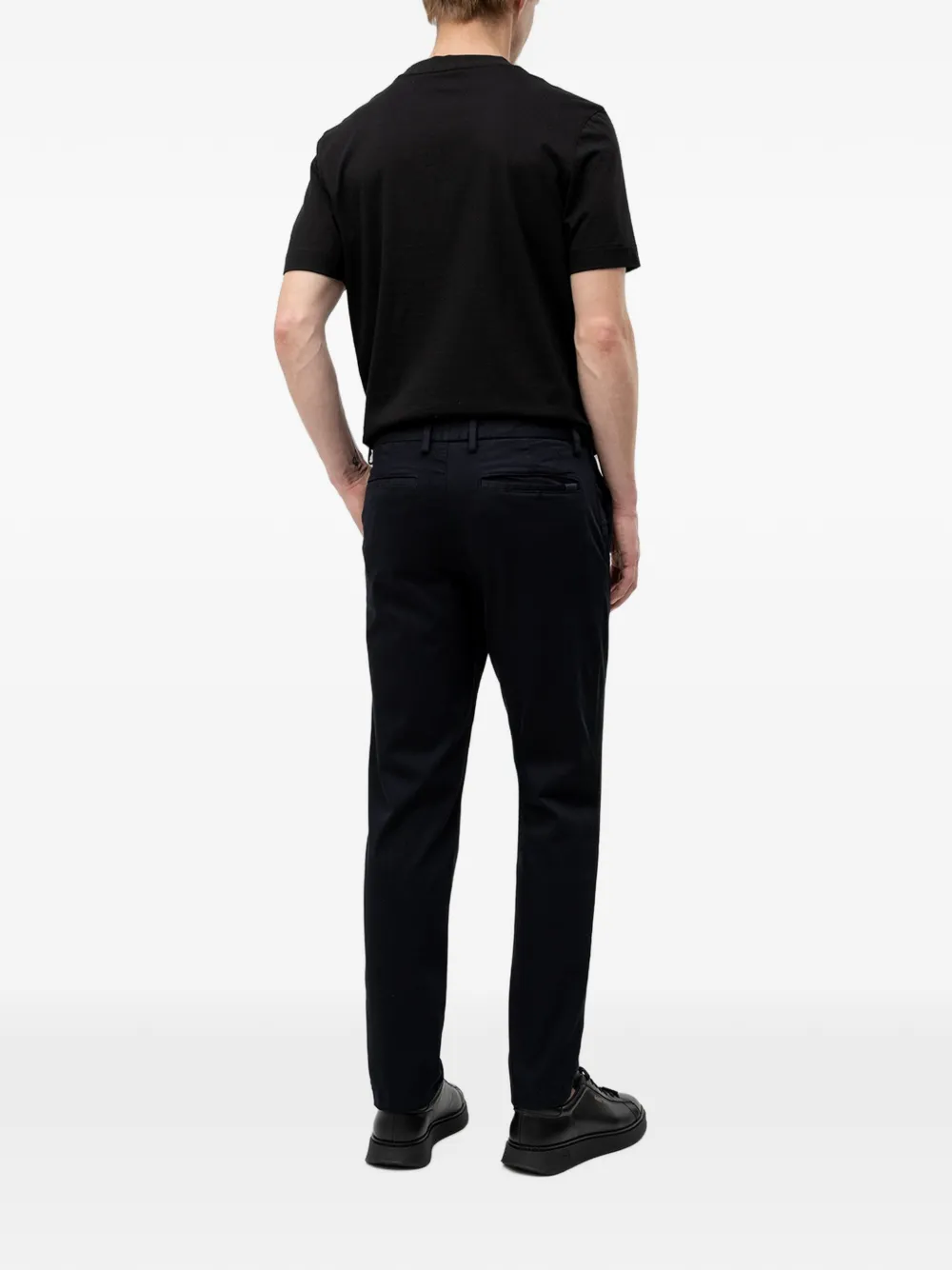 BOSS Straight chino Blauw