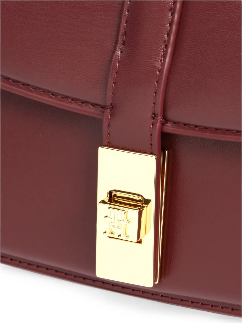 Tommy Hilfiger Heritage crossbodytas met logo-plakkaat en kettingband Rood