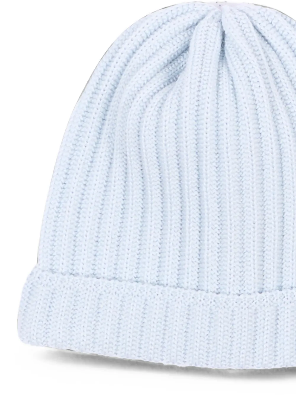 Little Bear Ribgebreide muts Blauw