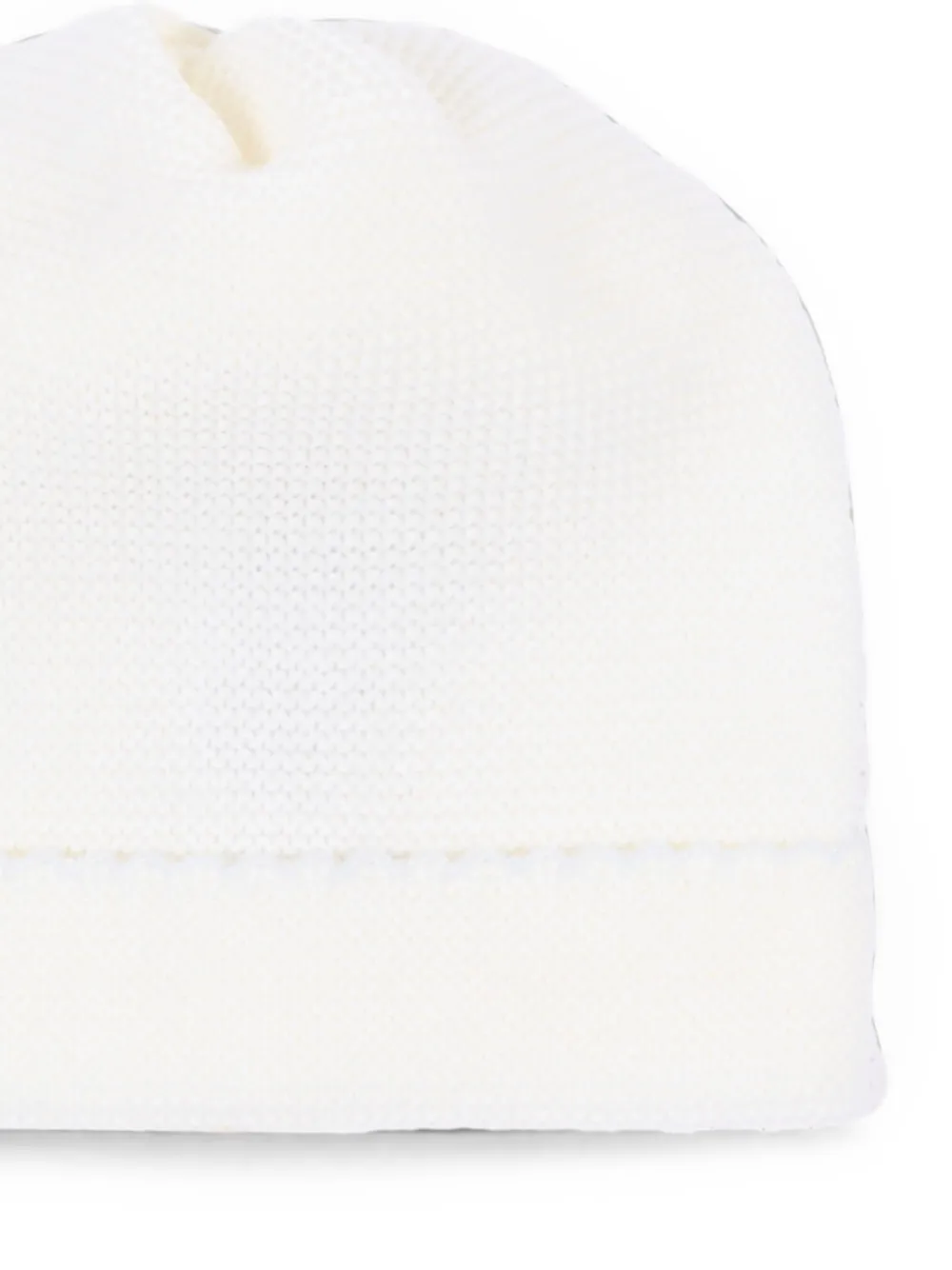 Little Bear Fijngebreide muts Wit