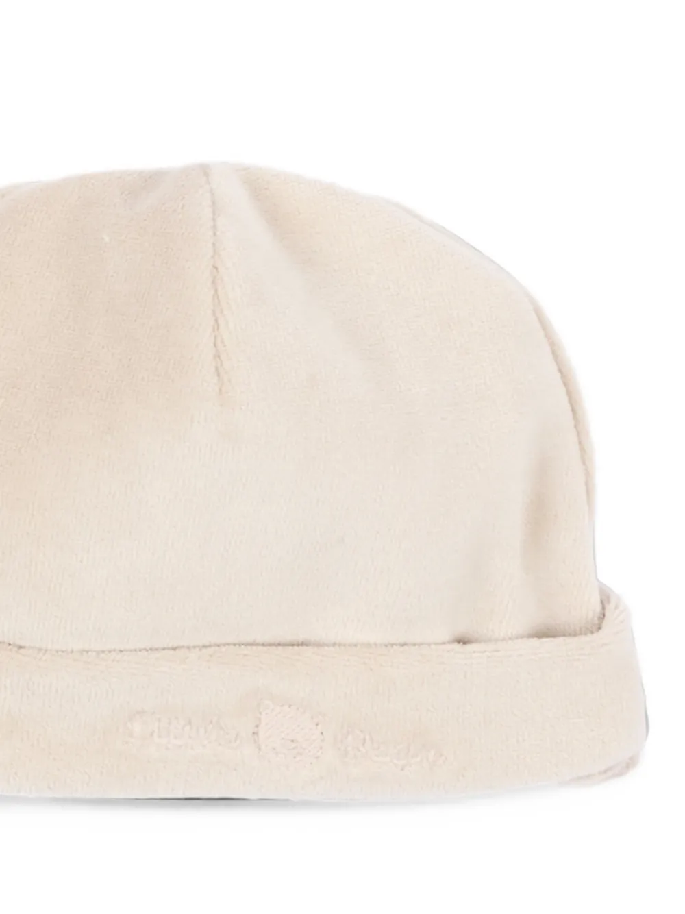 Little Bear Muts met geborduurd logo Beige