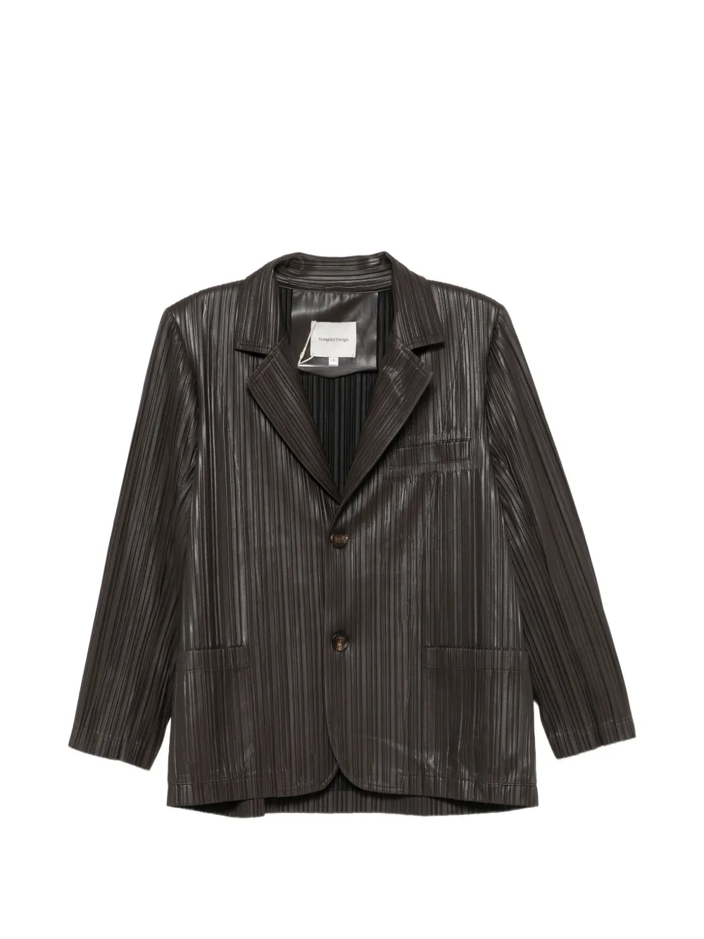 Gongdid Design plissé-effect blazer