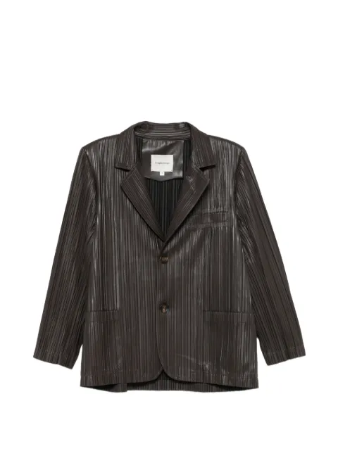 Gongdid Design plissé-effect blazer