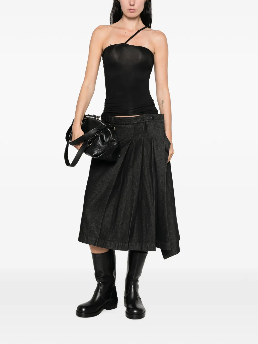 Baserange Asymmetrische top Zwart