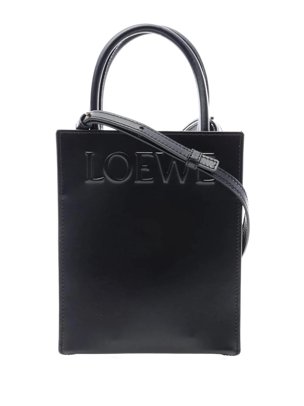 Loewe Pre-Owned Borsa tote Standard A5 in pelle 2023-2026 - Nero