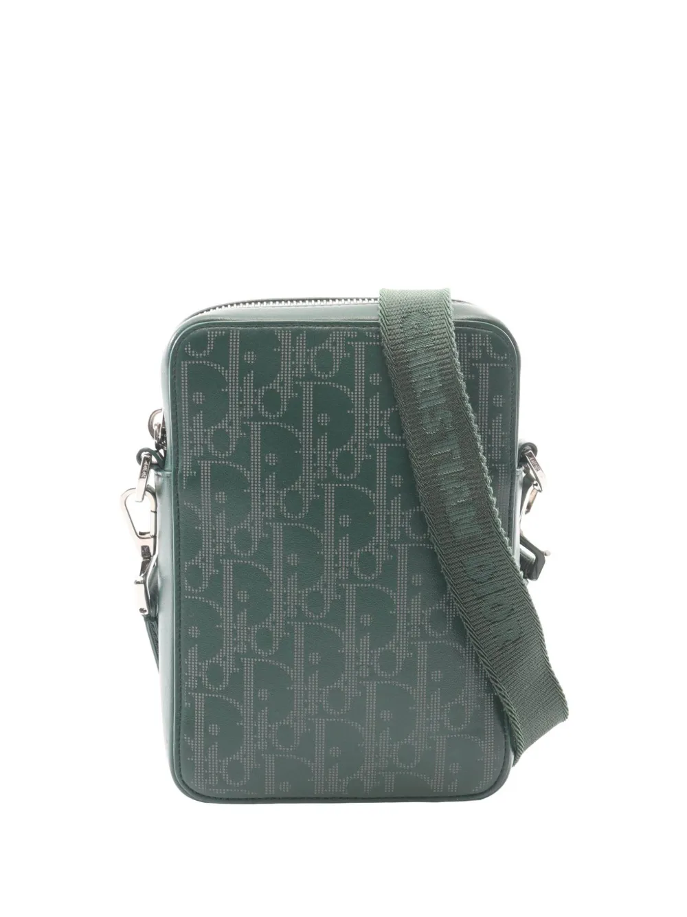 Christian Dior Pre-Owned 2000-2026 Oblique World Tour Kuriertasche - Grün