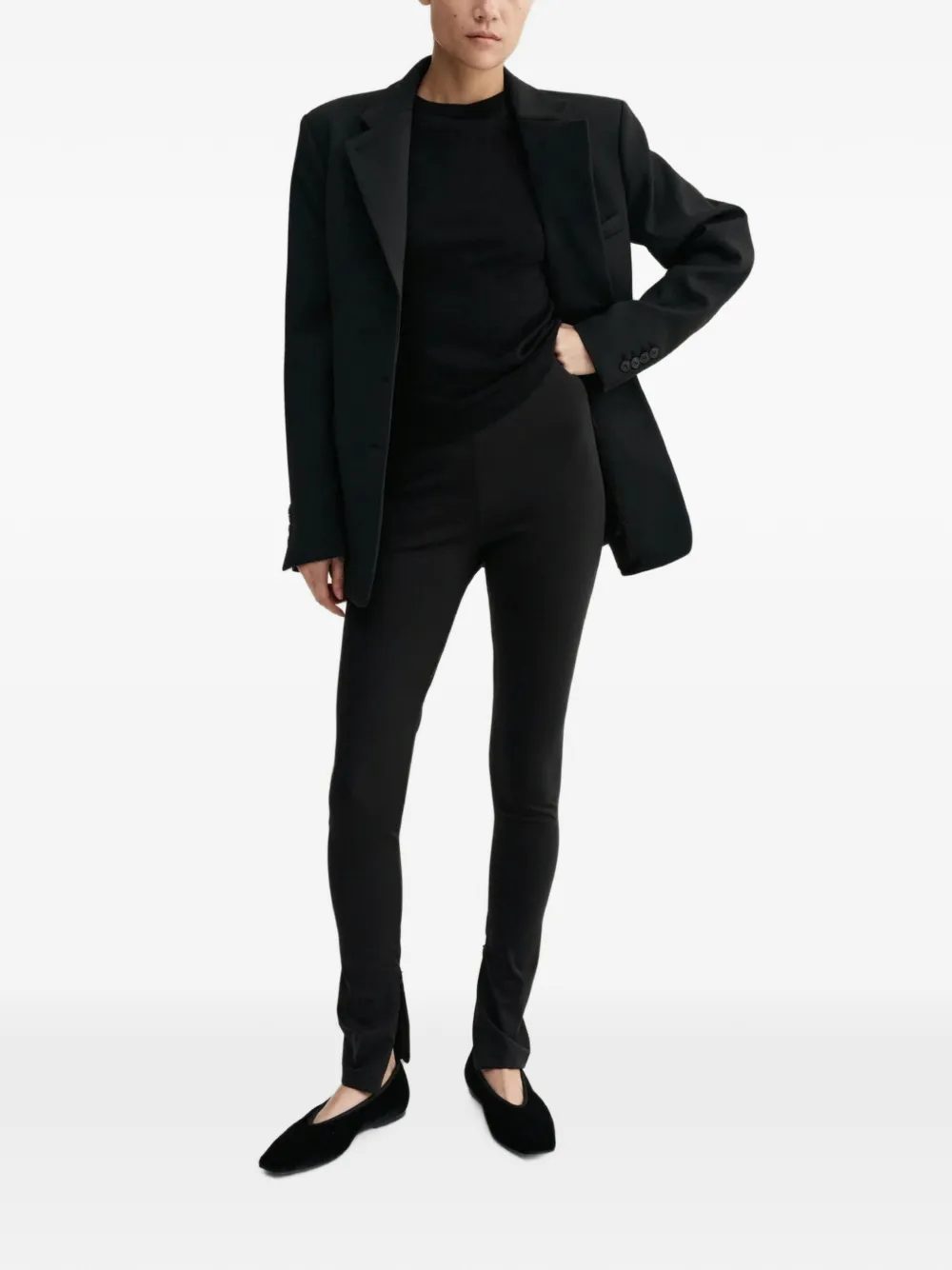 Almada Label Millie legging met zijsplit Zwart
