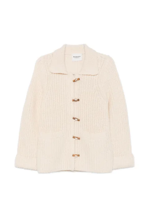 MARANT ÉTOILE Delinda toggle-fastening ribbed cardigan