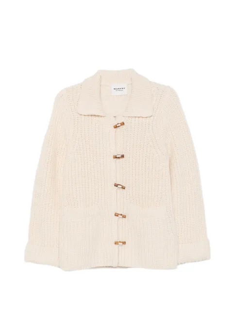 MARANT ÉTOILE Delinda toggle-fastening ribbed cardigan