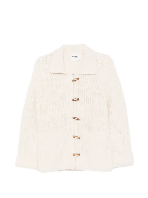 MARANT ÉTOILE Delinda toggle-fastening ribbed cardigan
