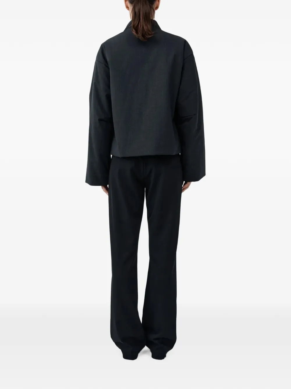 St. Agni Pillow Wrap Jacket in Grey, view 2