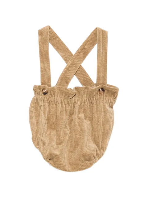 Donsje Kari corduroy button-fastening rompers