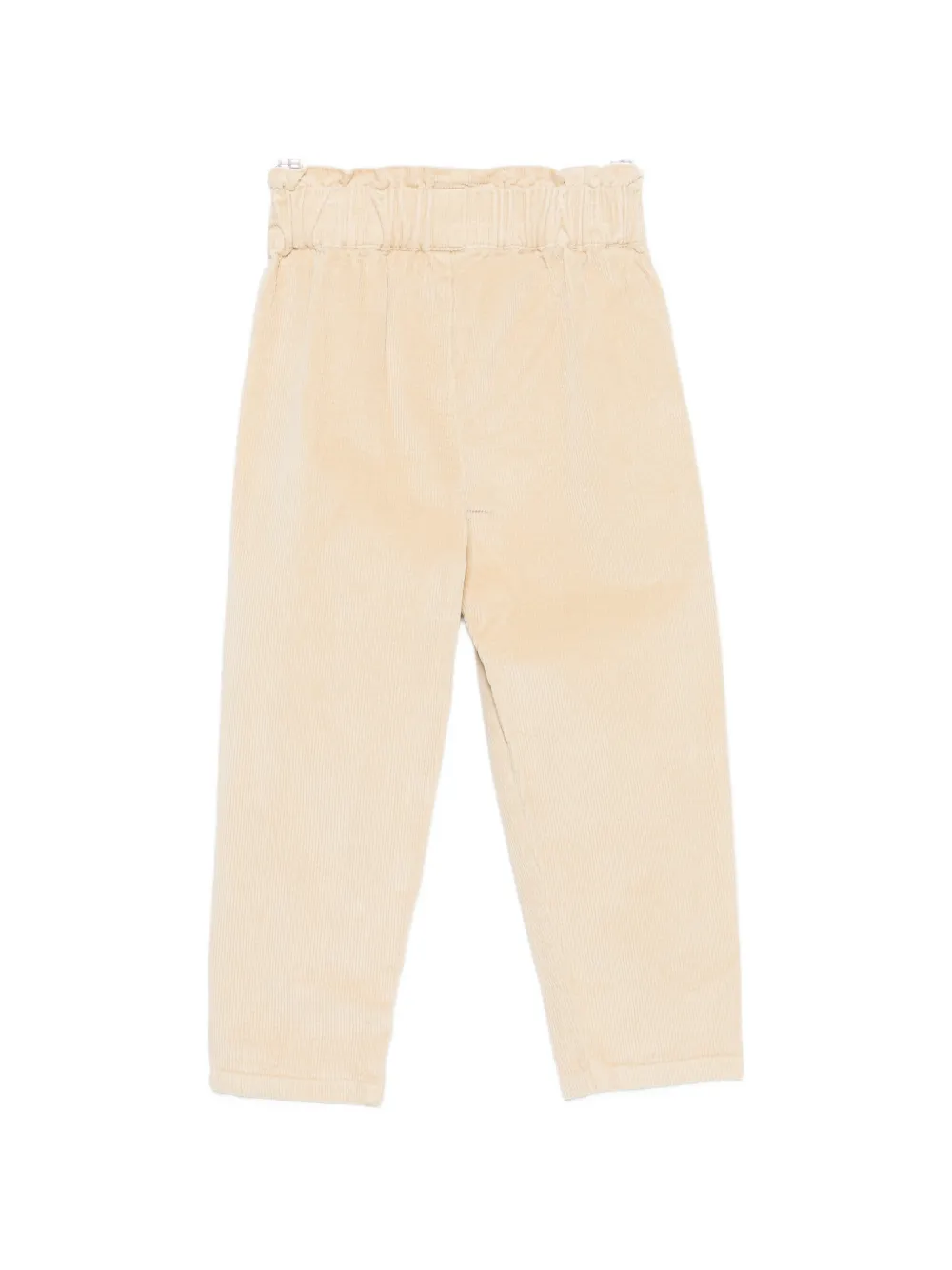 Donsje corduroy elasticated-waist trousers Beige