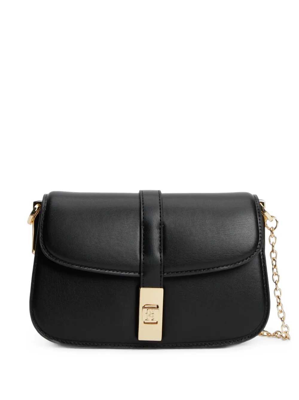 Tommy Hilfiger logo-plaque chain-link shoulder bag
