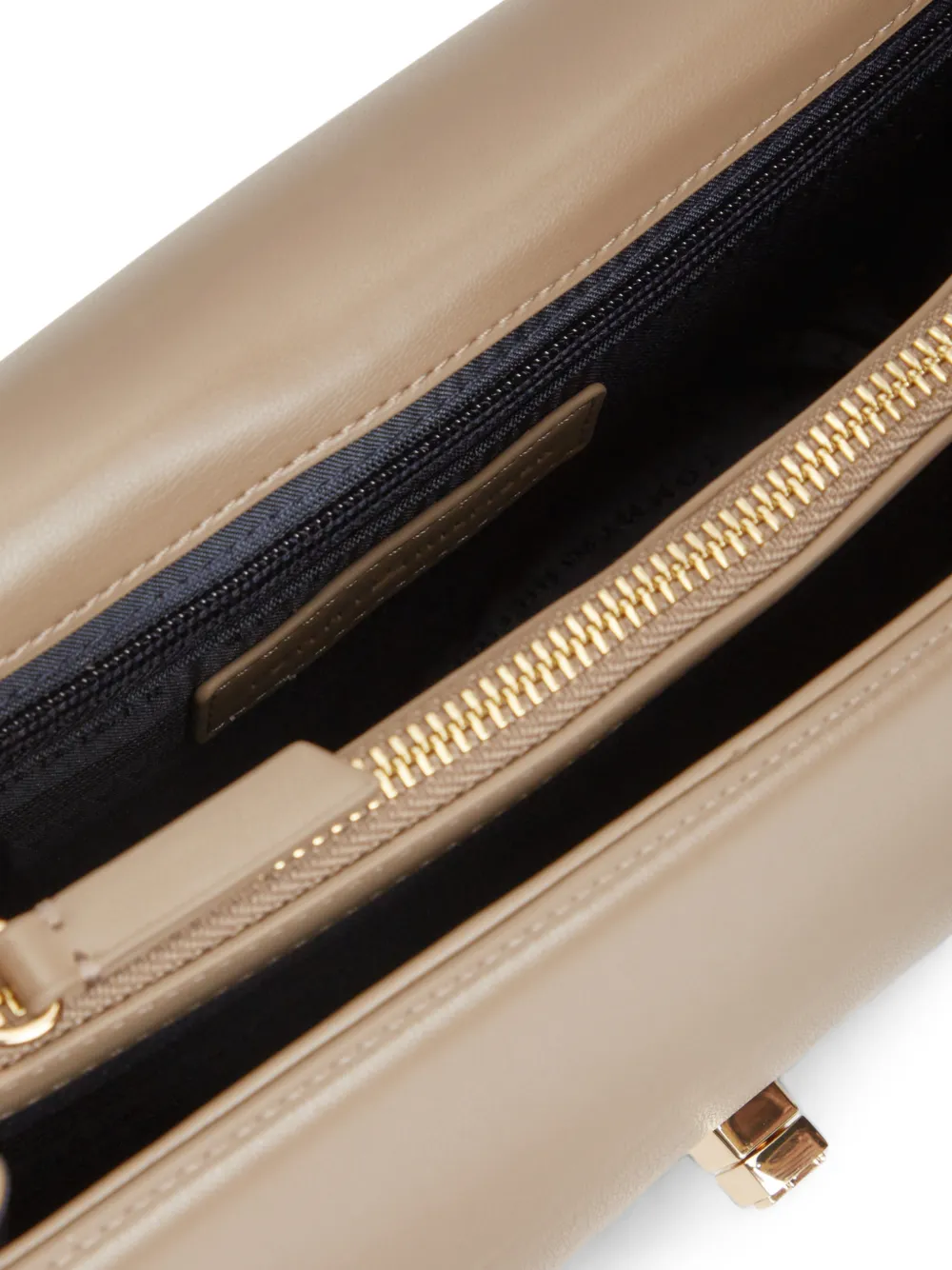 Tommy Hilfiger Schoudertas met logoplakkaat Beige