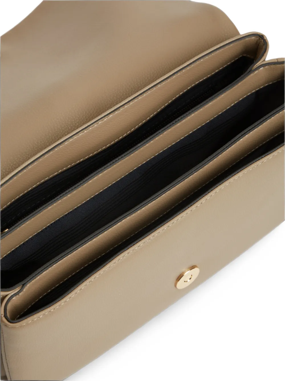 Tommy Hilfiger Schoudertas met logoplakkaat Beige