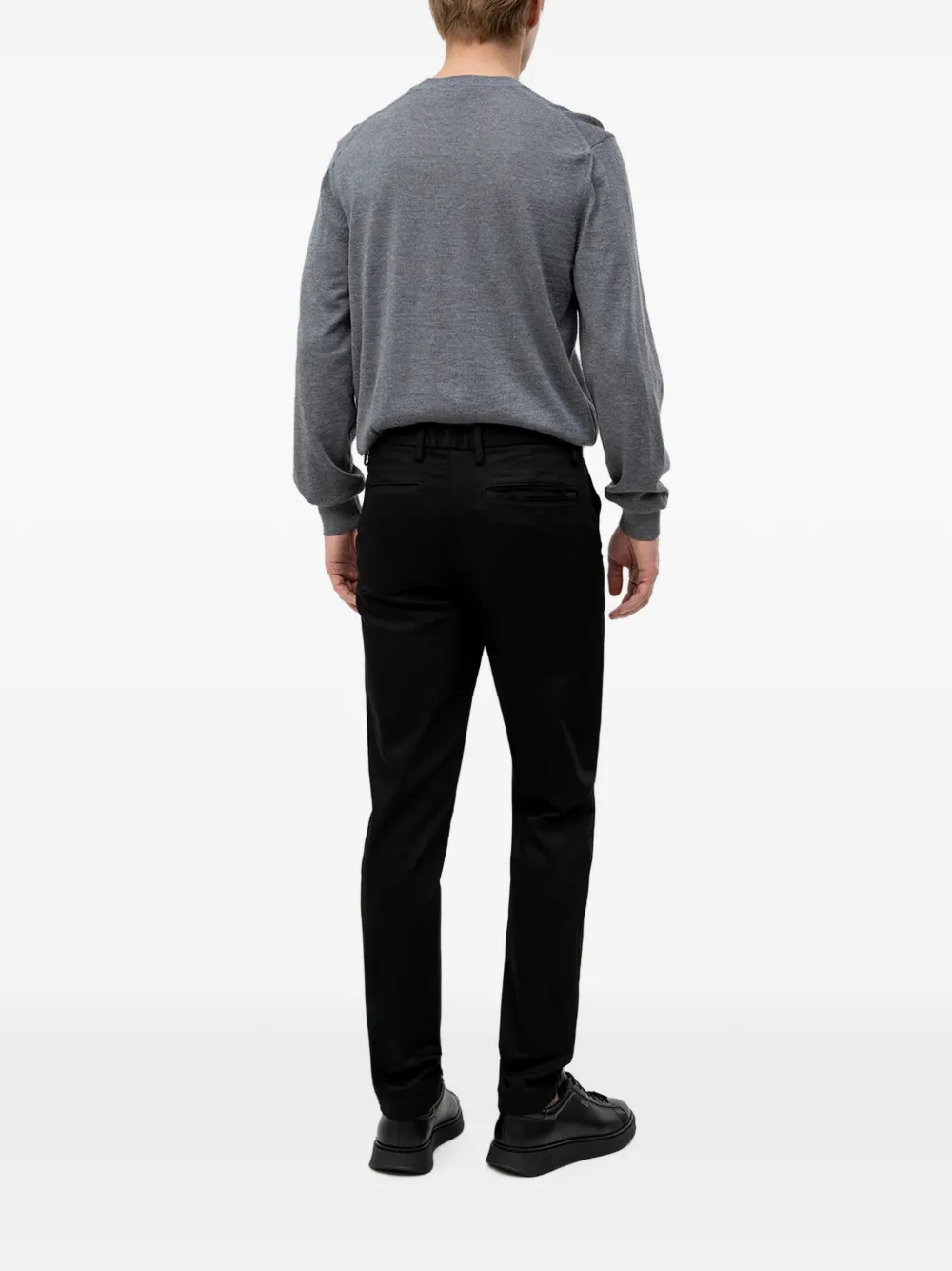 BOSS Straight chino Zwart