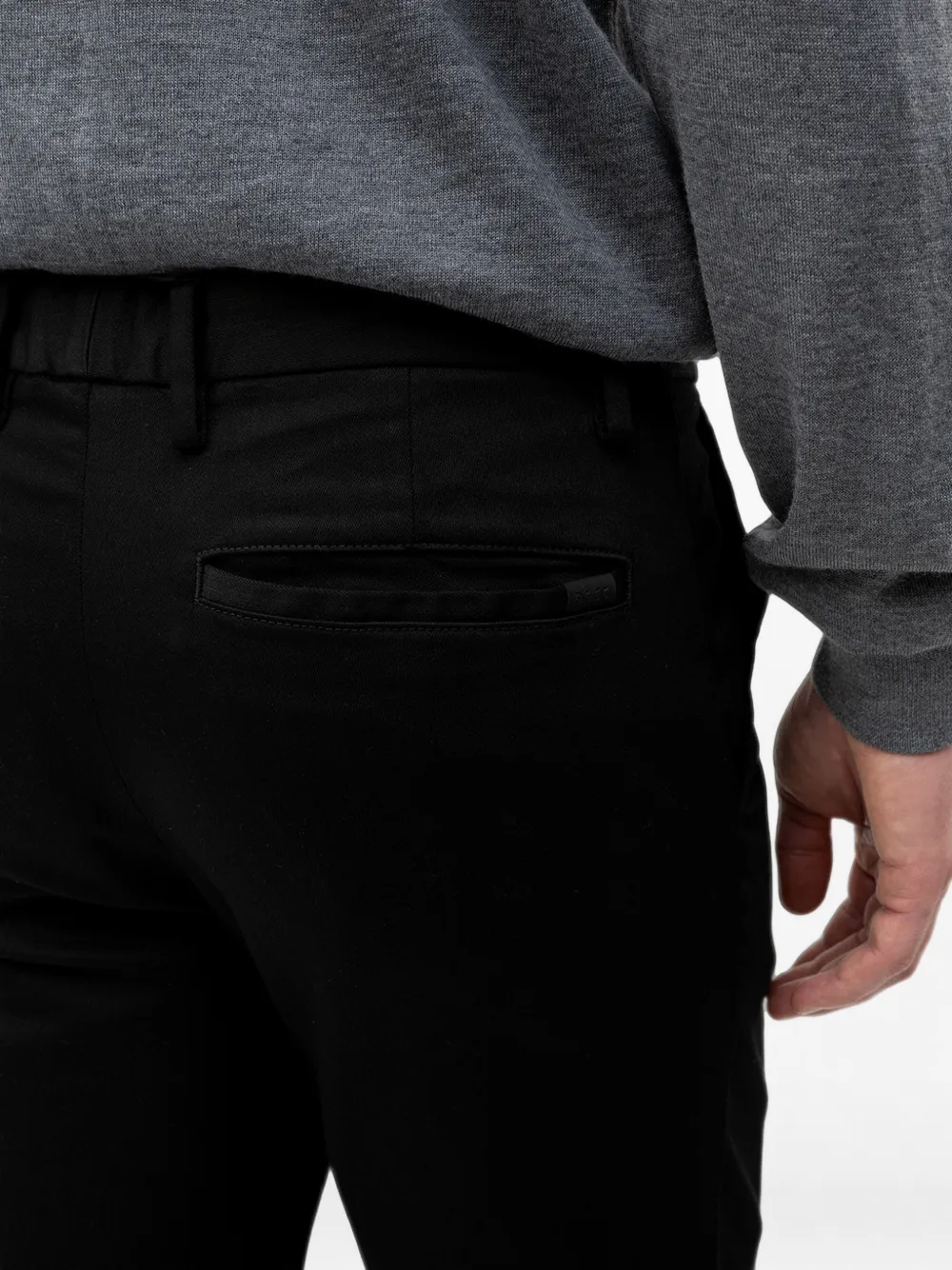 BOSS Straight chino Zwart