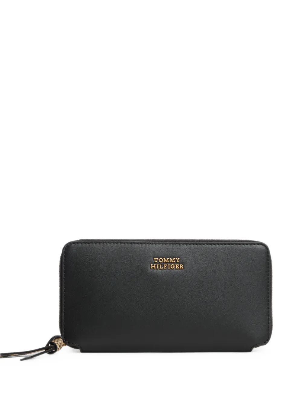 Tommy Hilfiger logo-plaque zip-around wallet - Nero