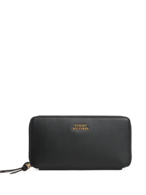 Tommy Hilfiger logo-plaque zip-around wallet