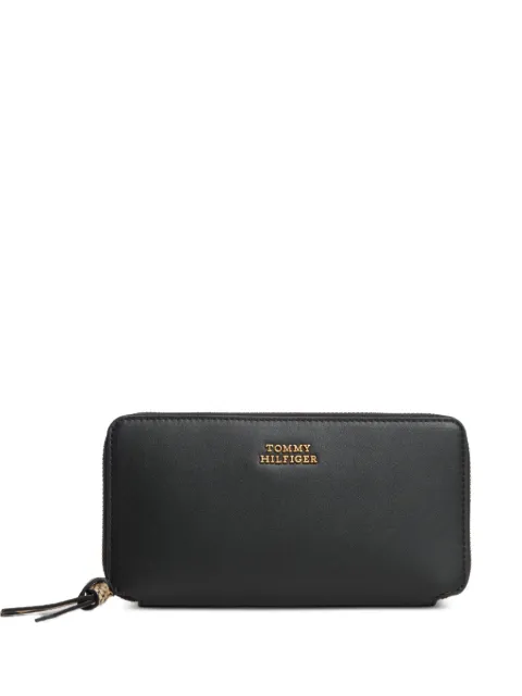 Tommy Hilfiger logo-plaque zip-around wallet