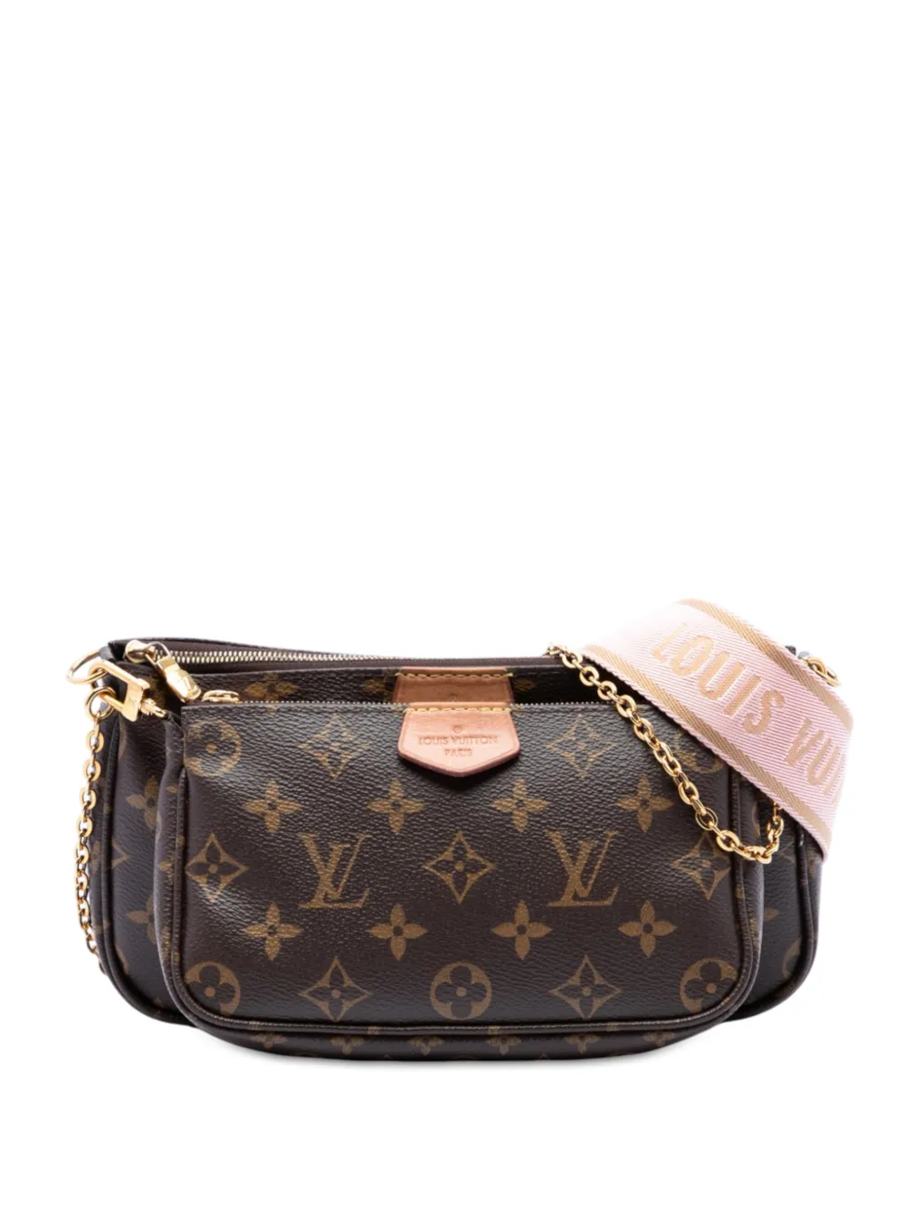 Louis Vuitton Pre-Owned 2020 Monogram Multi Pochette Accessoires satchel - Brown
