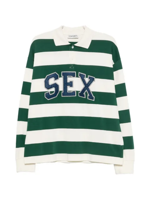 CARNE BOLLENTE striped-pattern polo shirt