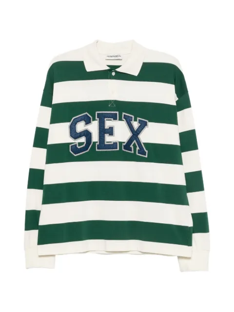 CARNE BOLLENTE striped-pattern polo shirt