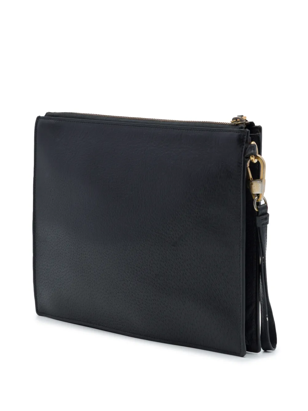 Gucci Pre-Owned 2016-2026 GG Marmont kalfsleren clutch Zwart