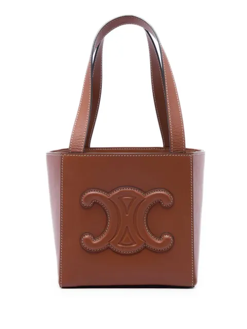 Celine Pre-Owned 2022 Cuir Triomphe Oval kalfsleren handtas