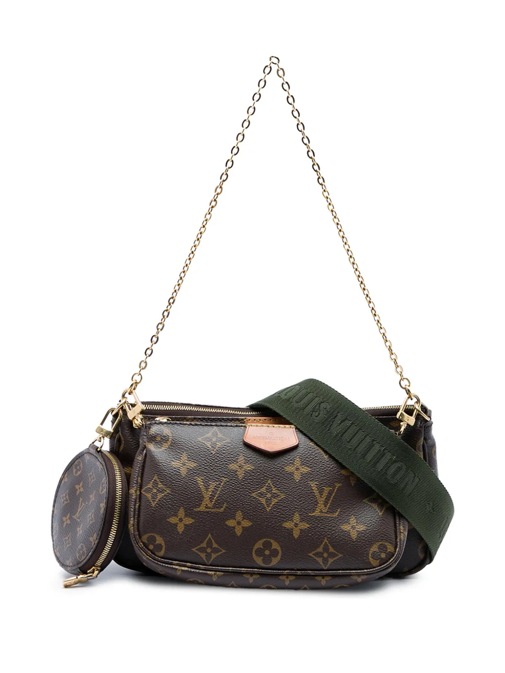Louis Vuitton Pre-Owned 2019 Monogram Multi Pochette Accessoires satchel - Marrone