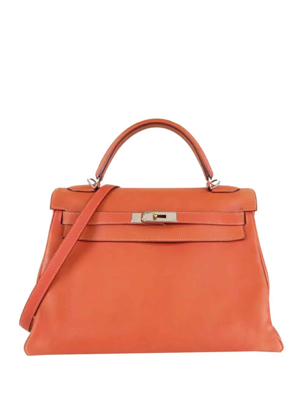 Hermès Pre-Owned 2008 Swift Kelly II Retourne 32 satchel - Arancione
