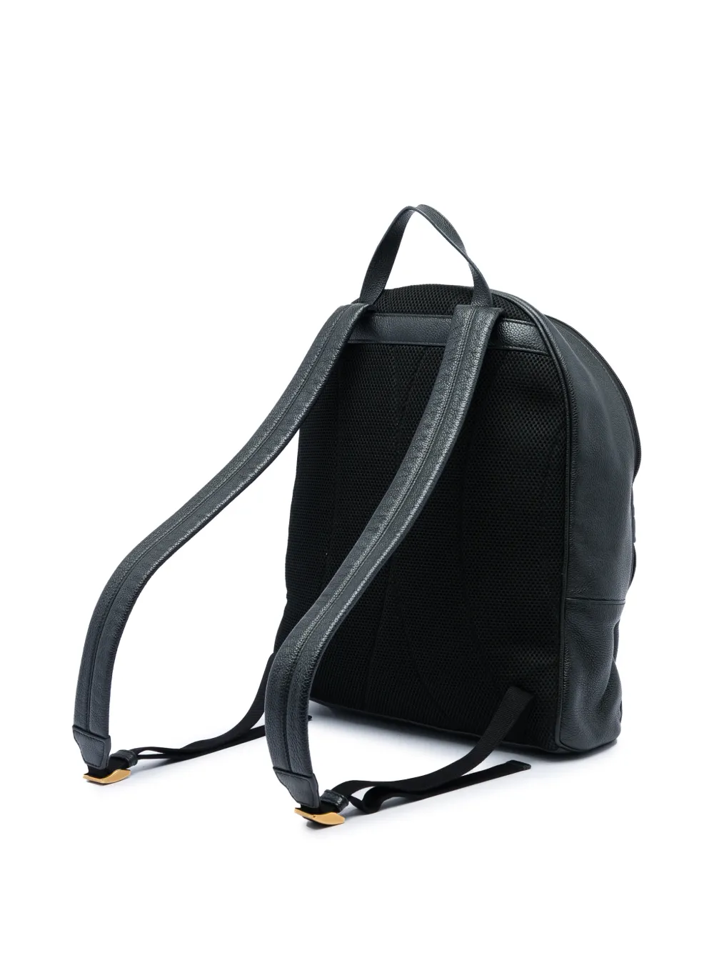 Gucci Pre-Owned 2016-2026 leren rugzak met logo Zwart