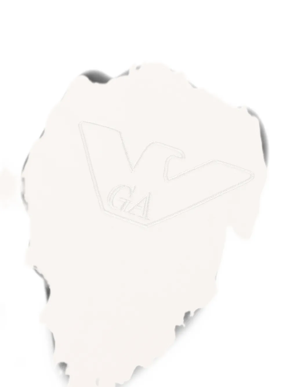 Emporio Armani Kids Dekens met geborduurd logo Beige