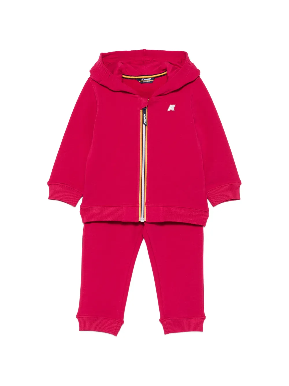 K Way Kids logo-patch tracksuit - Rosa
