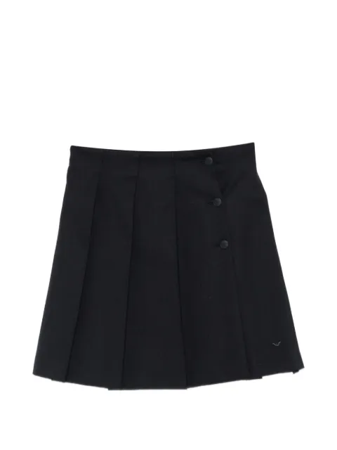 Emporio Armani Kids jupe plissée à boutonnière